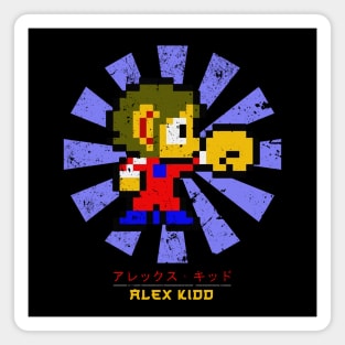 Alex Kidd Retro Japanese Magnet